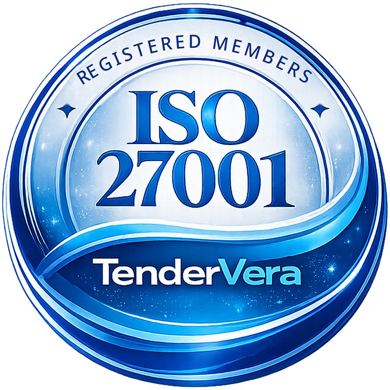 ISO 27001 Registered Members badge, TenderVera
